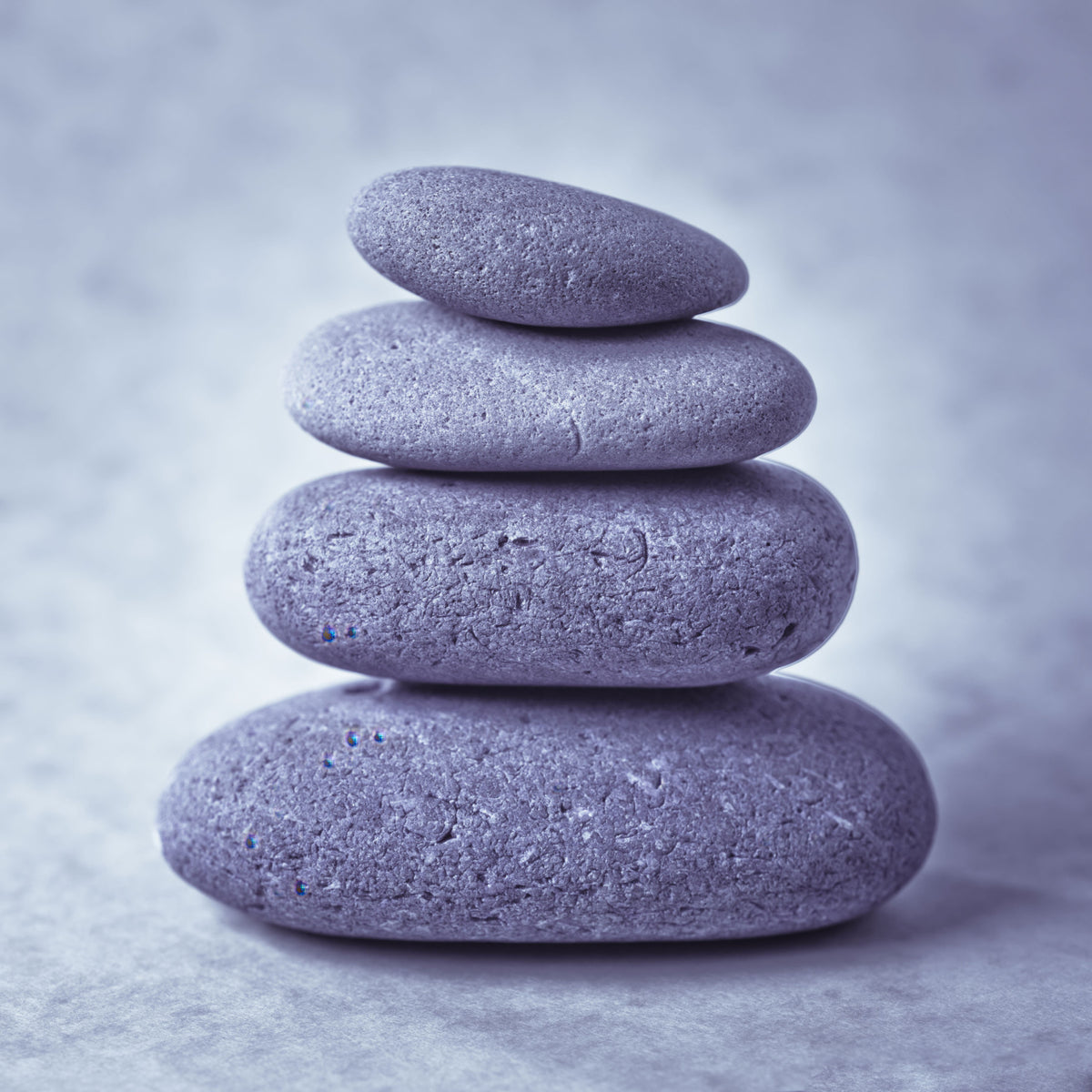 Zen Stone Stack Wall Mural in your room — zoomed
