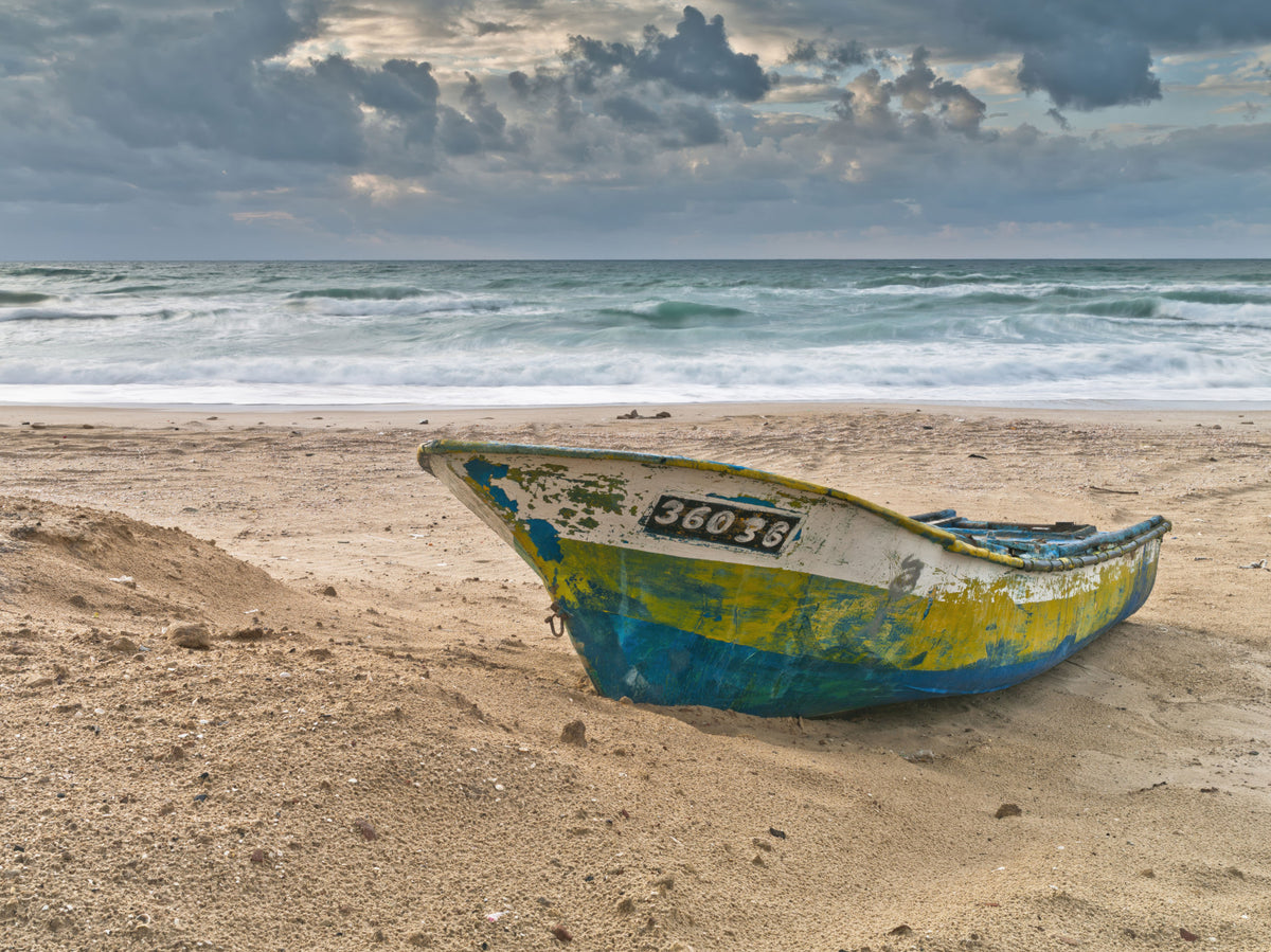 Coastal Vessel Wall Mural