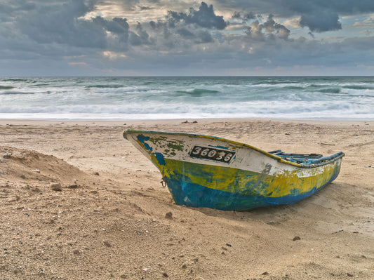 Coastal Vessel Wall Mural