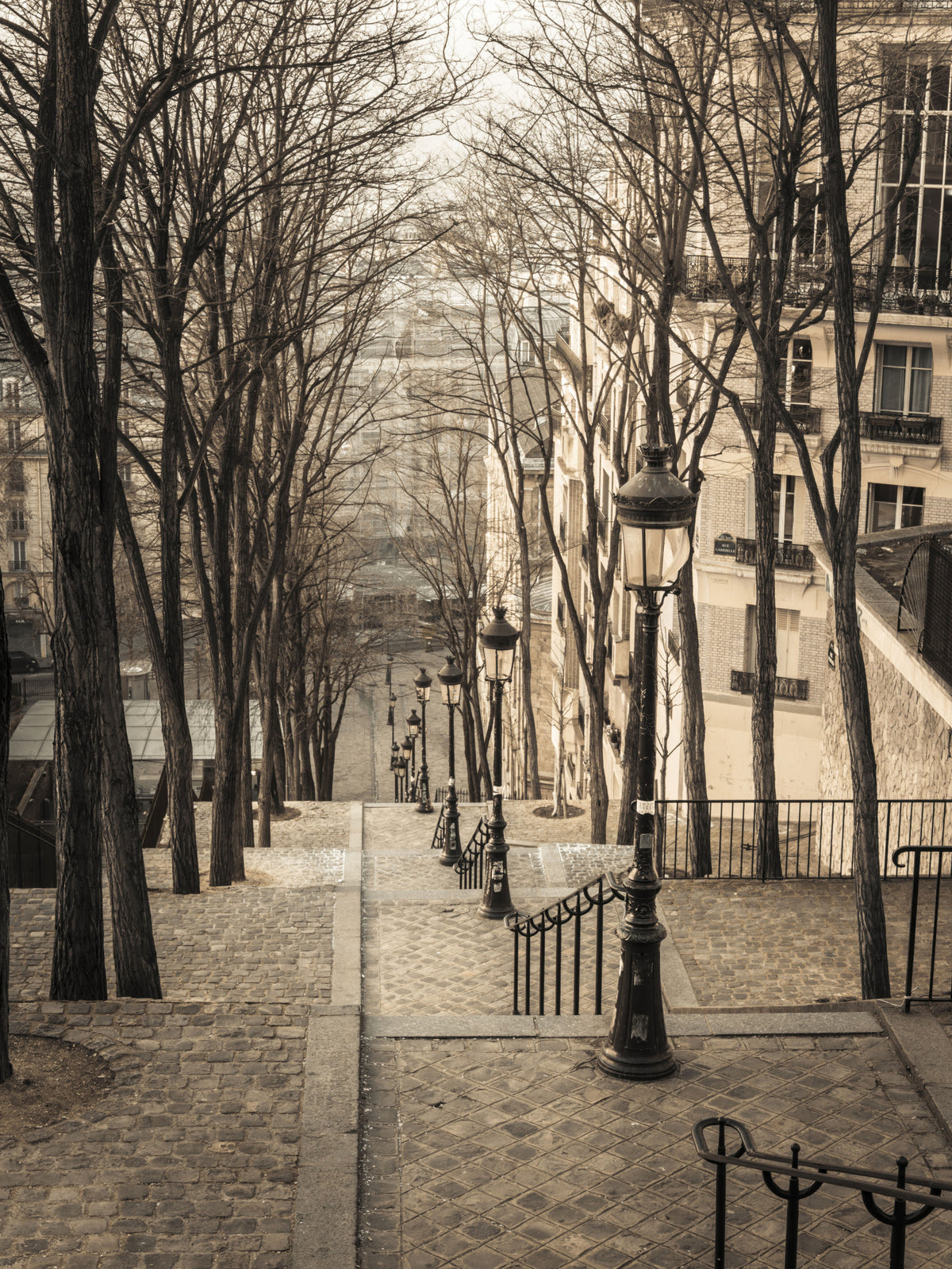Montmartre stairs Wall Mural in your room