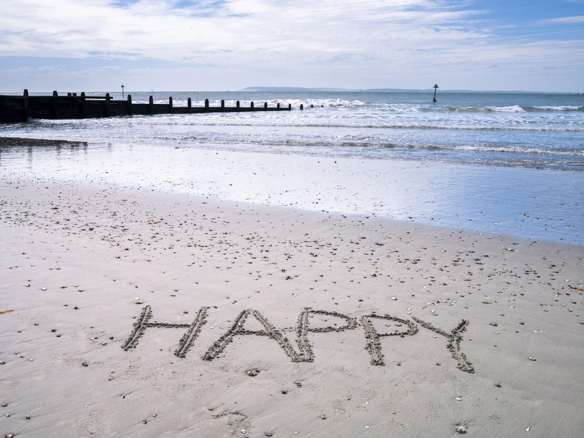 Happy Beach Wall Mural in your room