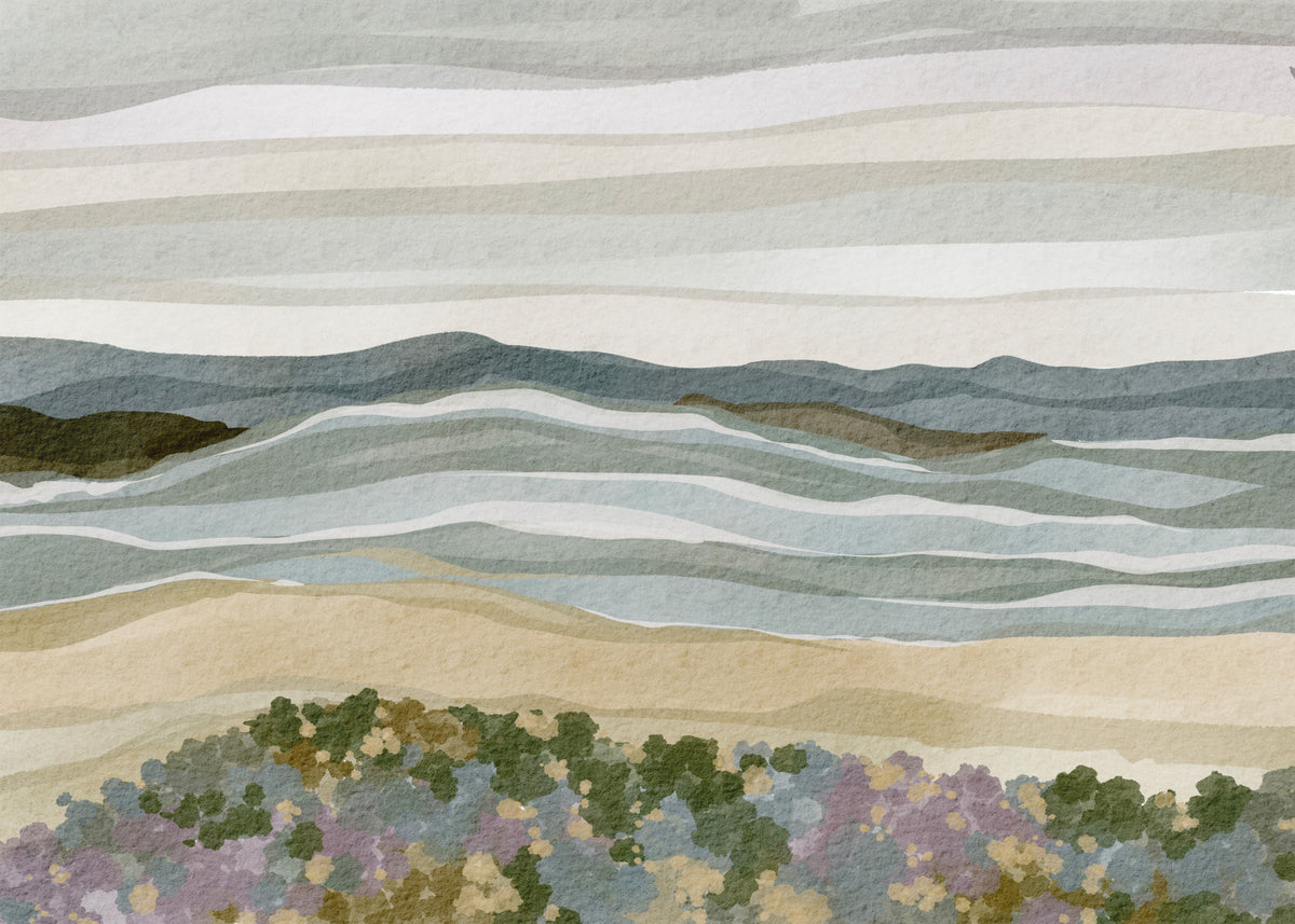 Coastal Serenity Wall Mural