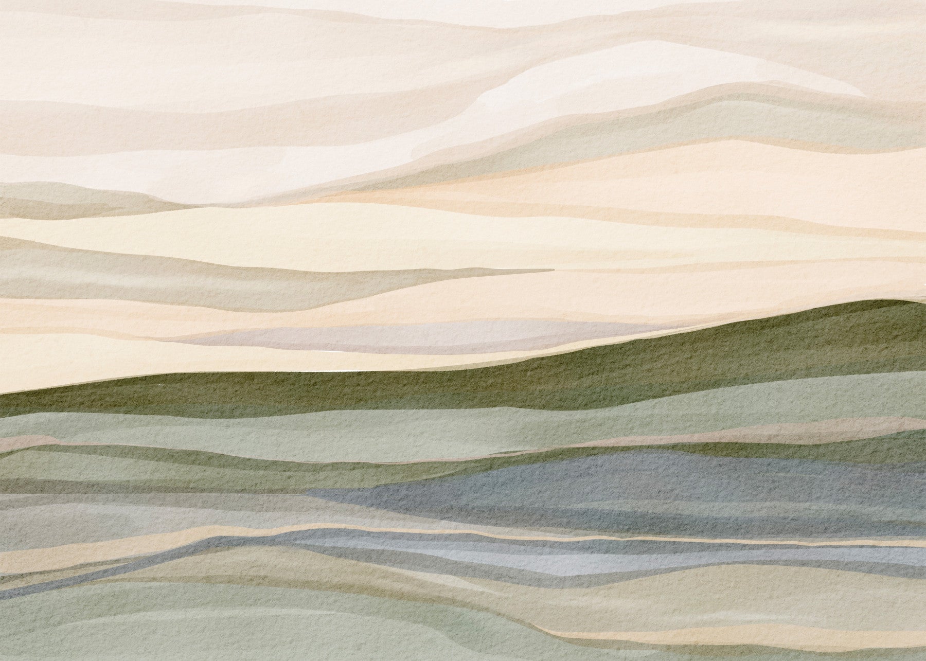 Rolling Horizon Wall Mural