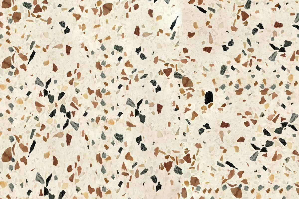 Terrazzo Tiles Texture Natural Stone Wall Mural in your room