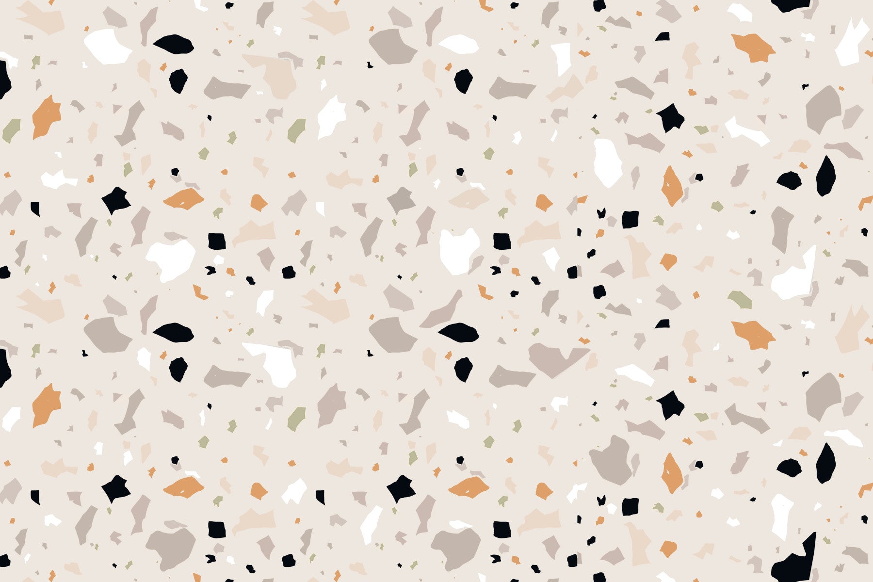 Minimalist Terrazzo Art Natural Stone Wallpaper Wall Mural in your room — zoomed
