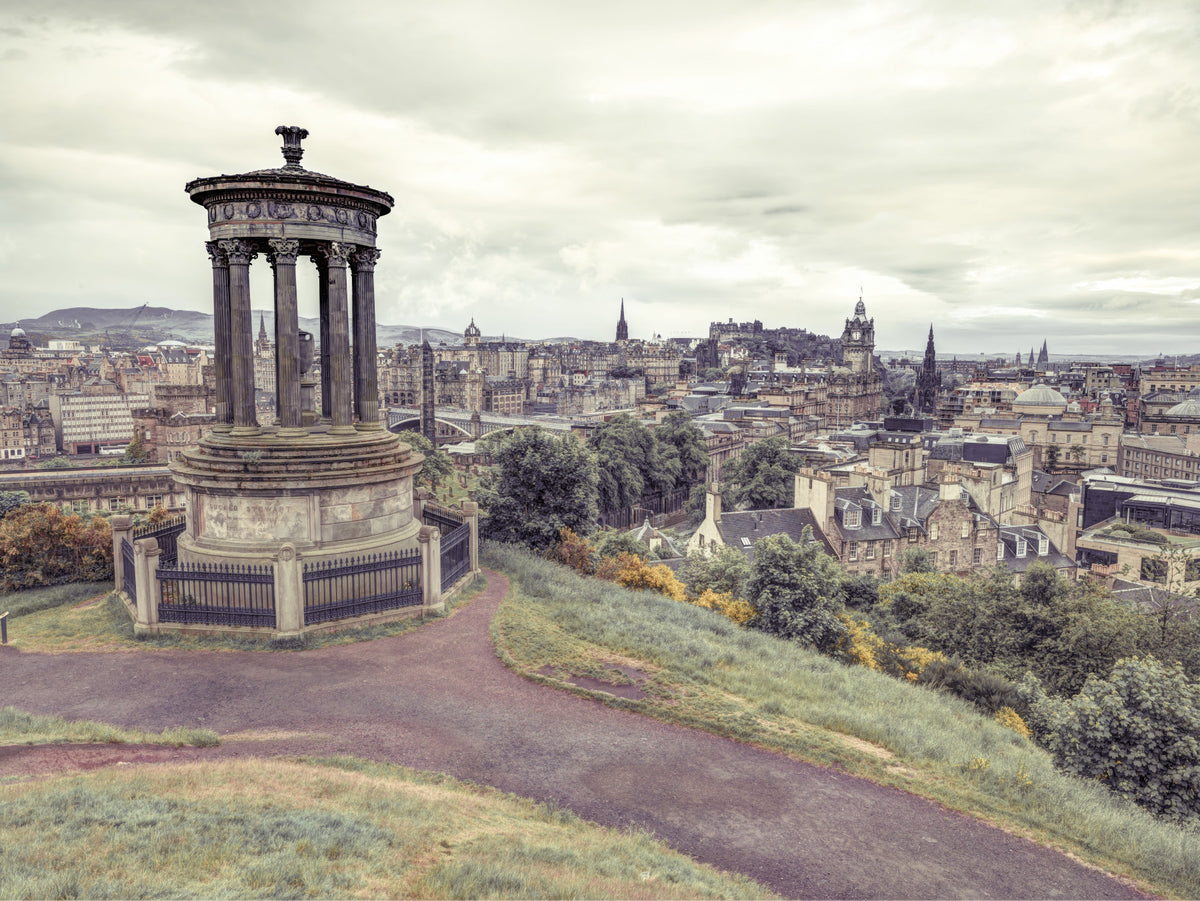 Edinburgh Vista Wall Mural in your room — zoomed