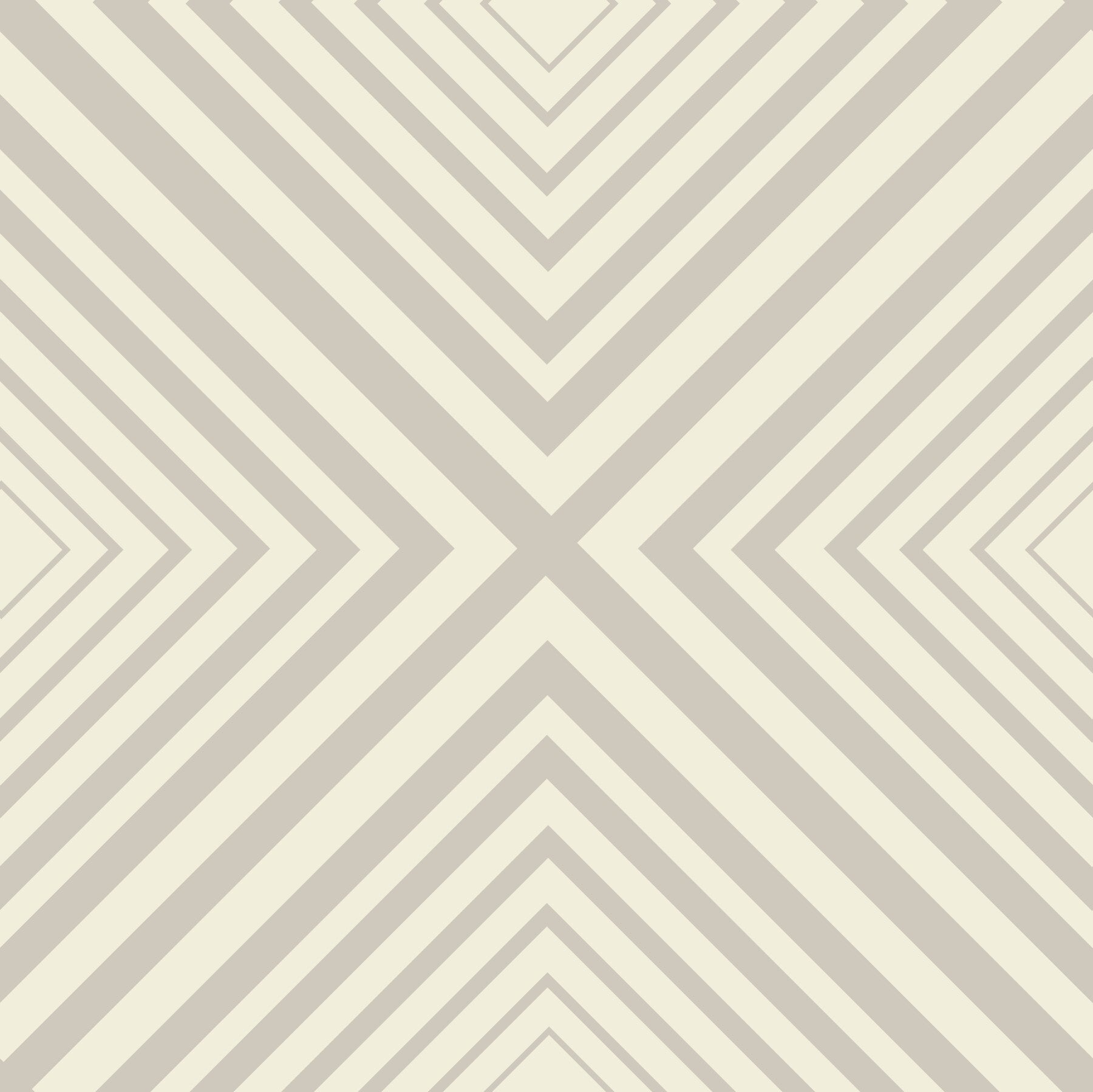 Modern wall mural, cream and greige lines, architectural repeating design.