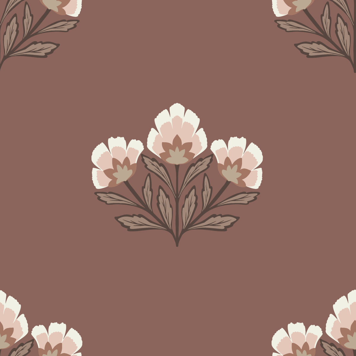 Earthy Blossom Wallpaper⁠