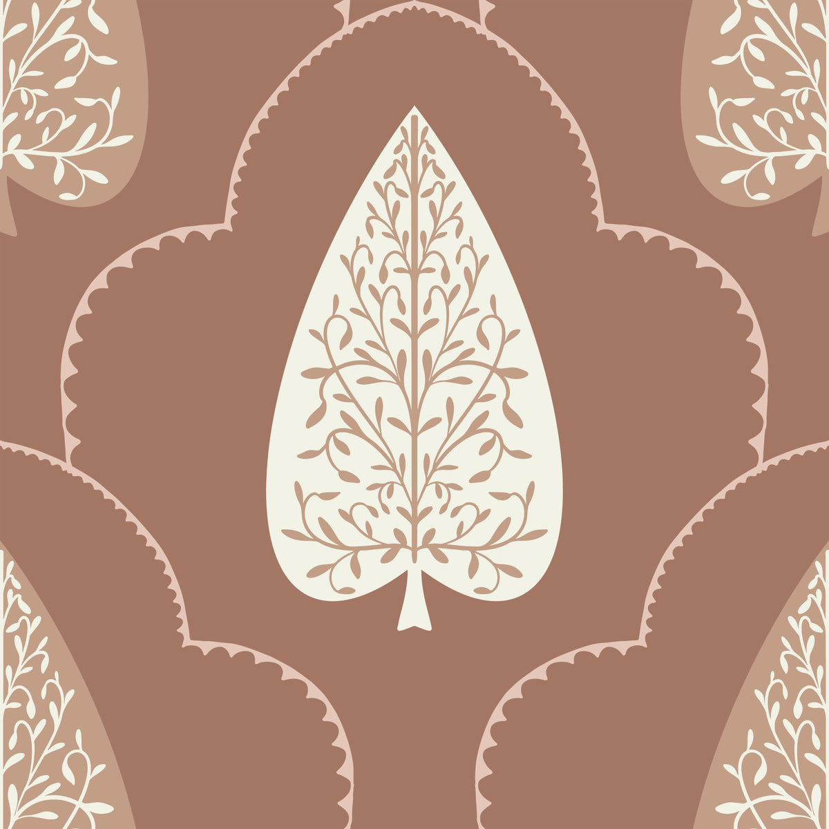 Arboreal Accent Wallpaper⁠ in your room — zoomed