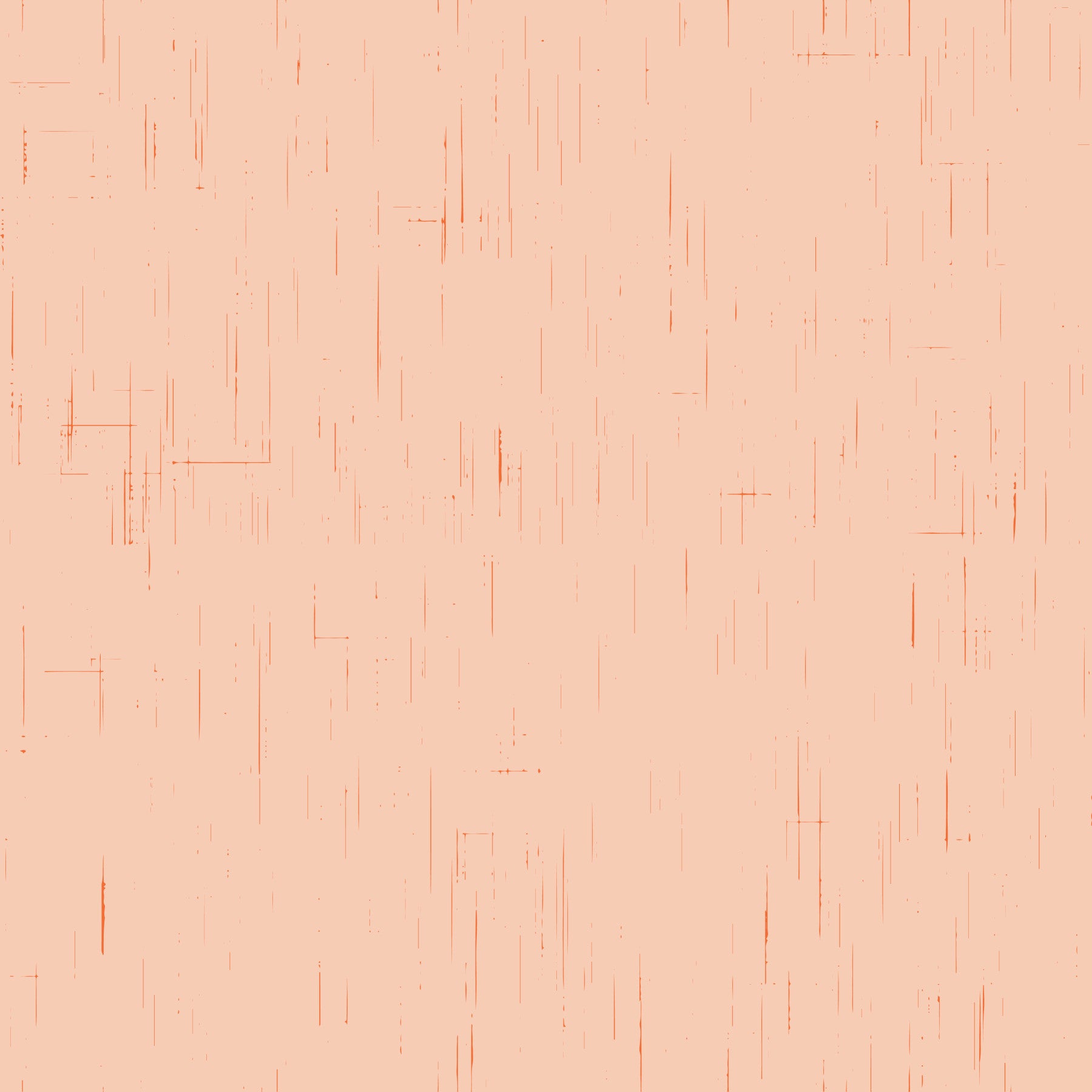 Mid Mod Atomic Wallpaper, Salmon Hue, Subtle Vertical Texture.