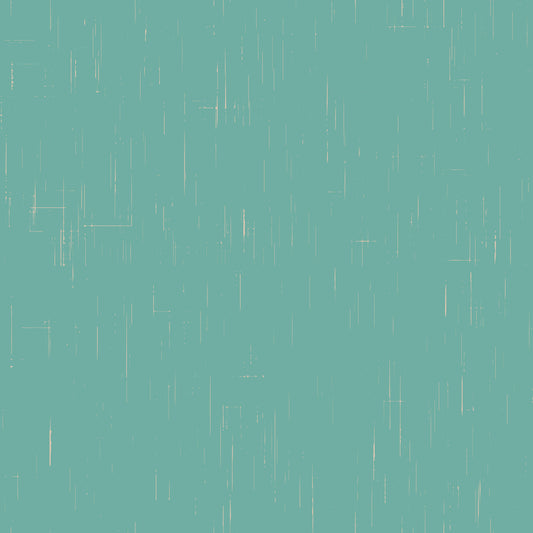Mid Mod Atomic Linen Texture Blue Wallpaper⁠
