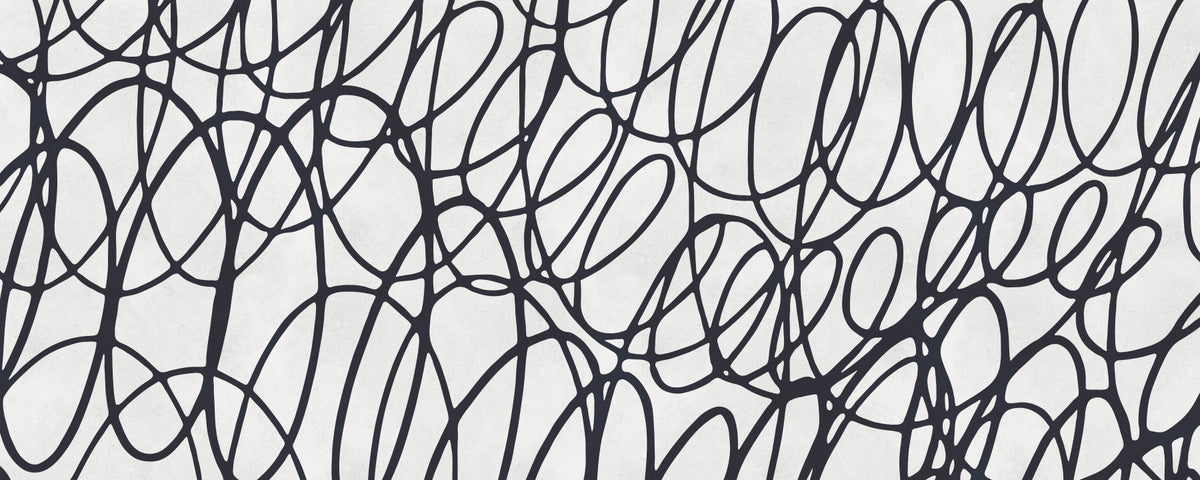 Loop Lines Wall Mural in your room