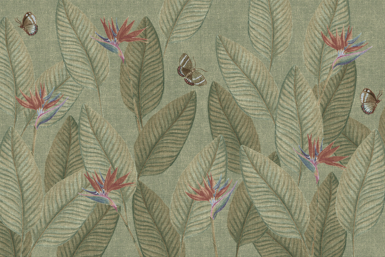 Jungle Life Faded Wall Mural