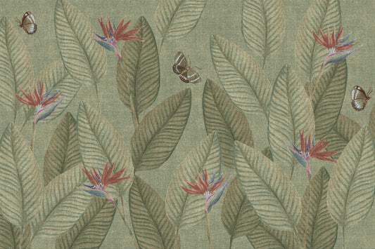 Jungle Life Faded Wall Mural