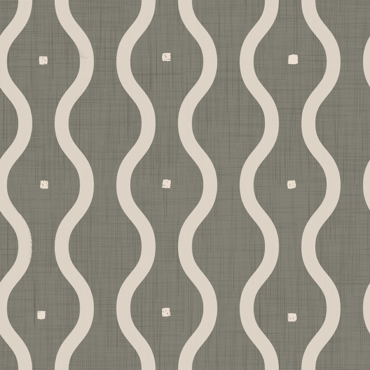 Retro Rhythm Taupe Wallpaper⁠