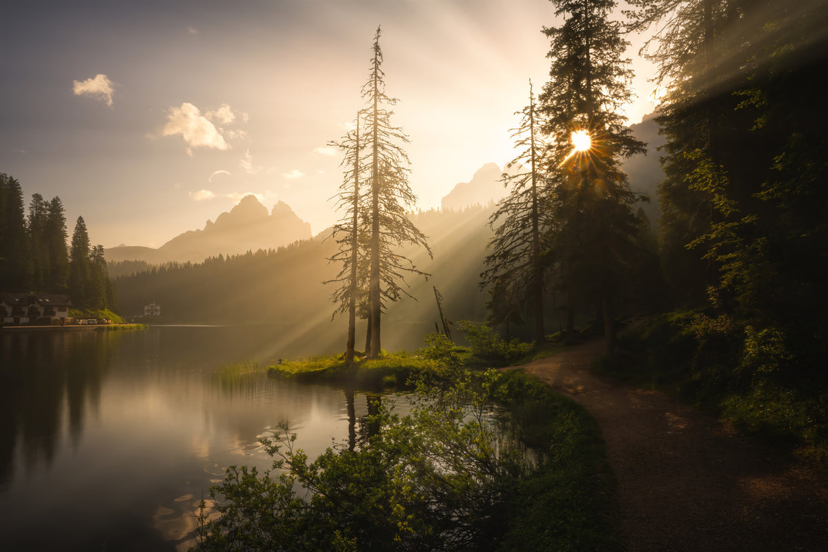 Lakeside Radiance Wall Mural - 2553233