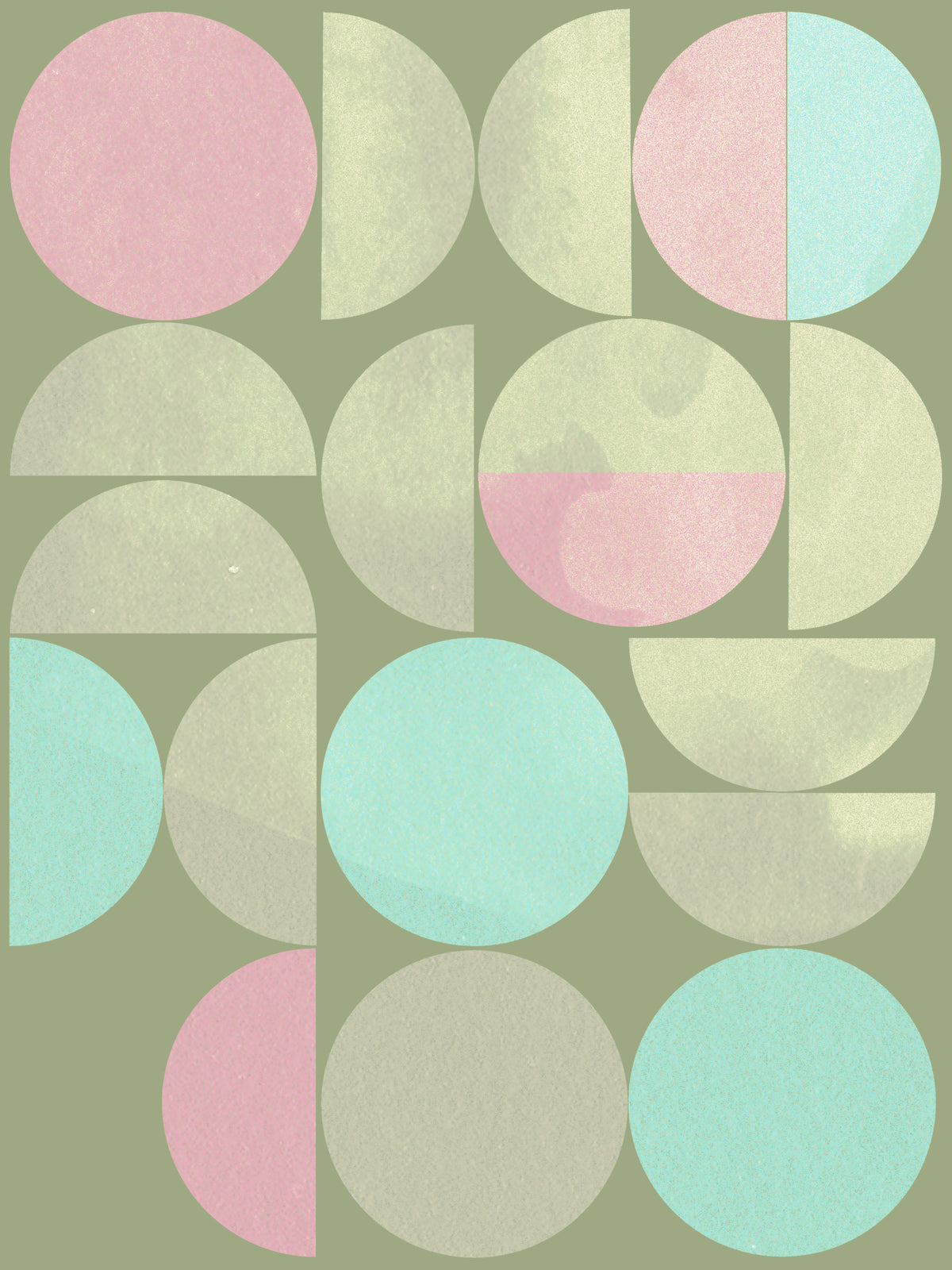Quiet Geometry Wall Mural in your room