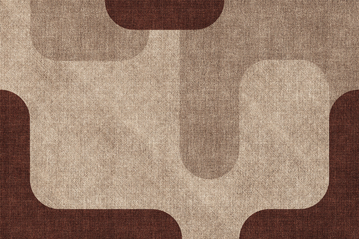 Warm Curves Design Wall Mural