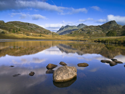 Mountains reflections Wall Mural