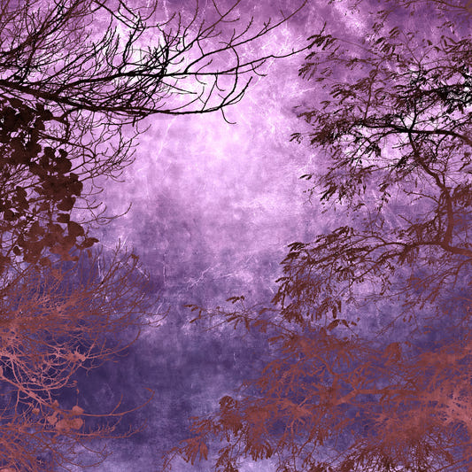 Purple Woods Wall Mural
