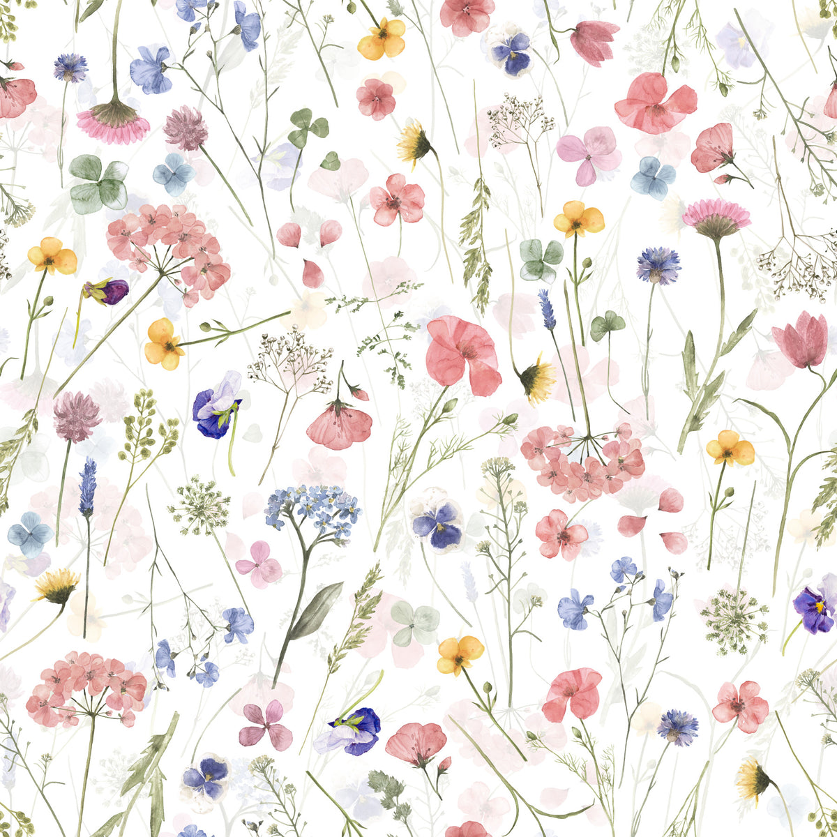 Wildflower Waltz Wallpaper⁠ in your room