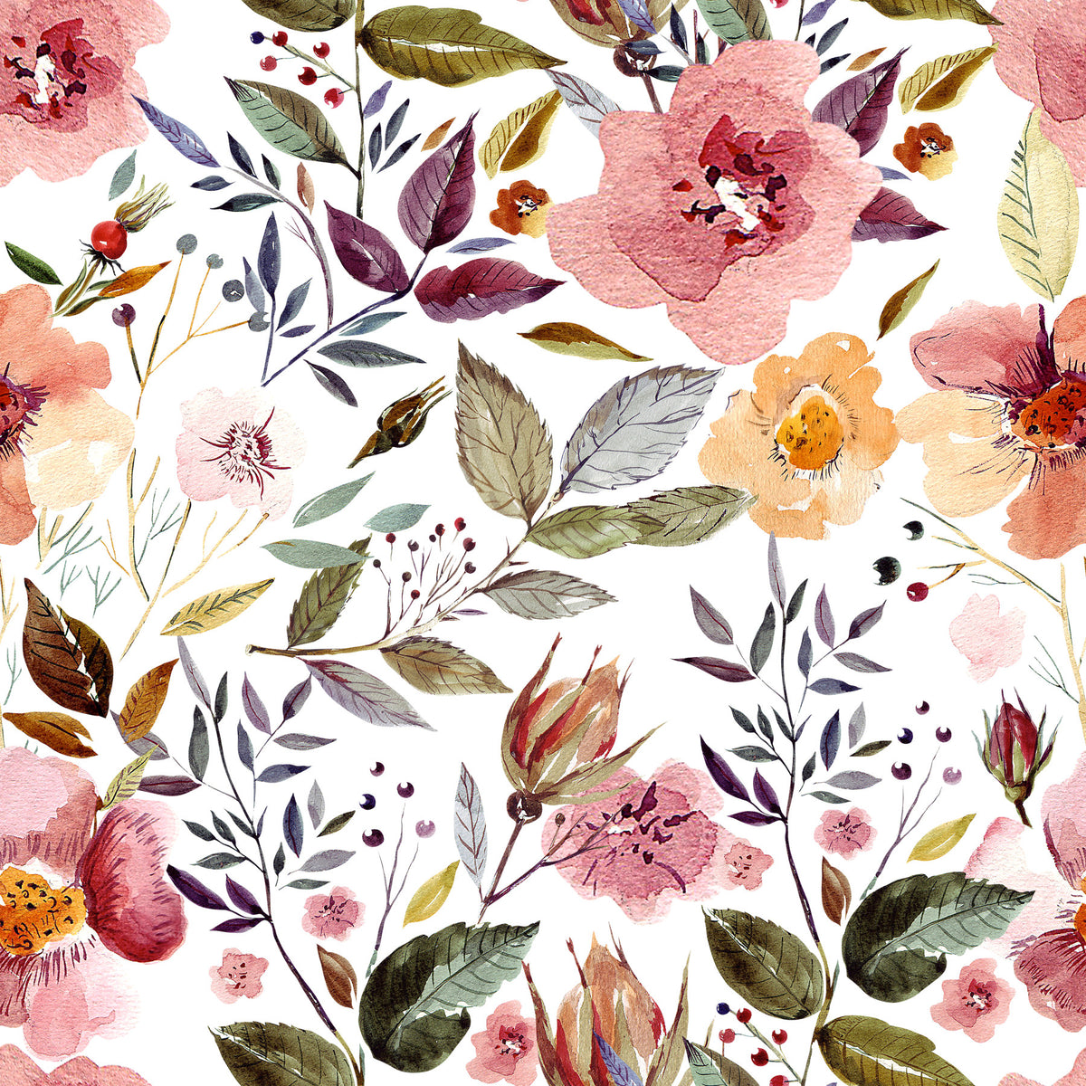 Blush Bloom Echo Wallpaper⁠ in your room