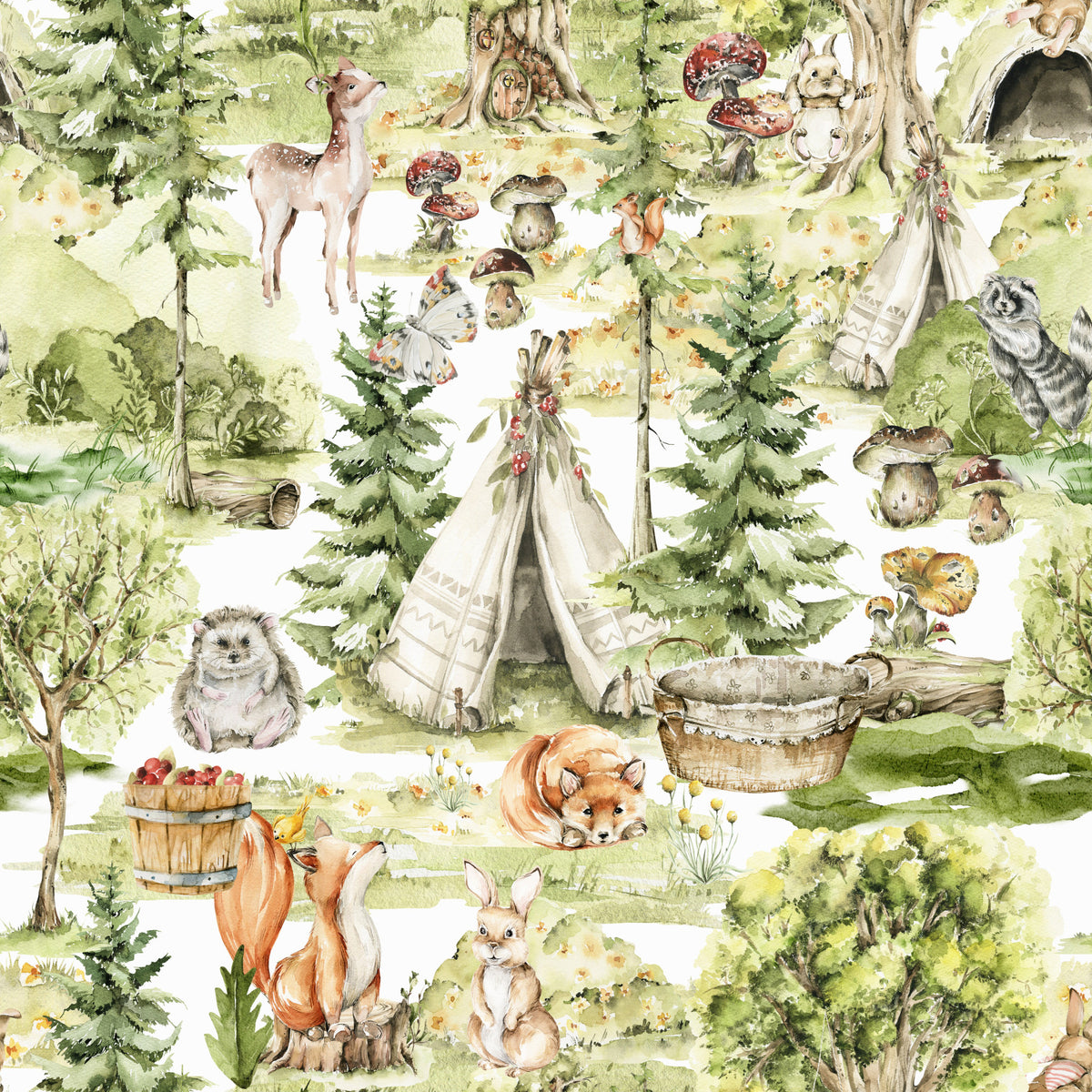 Enchanted Forest Tales Wallpaper⁠ in your room — zoomed