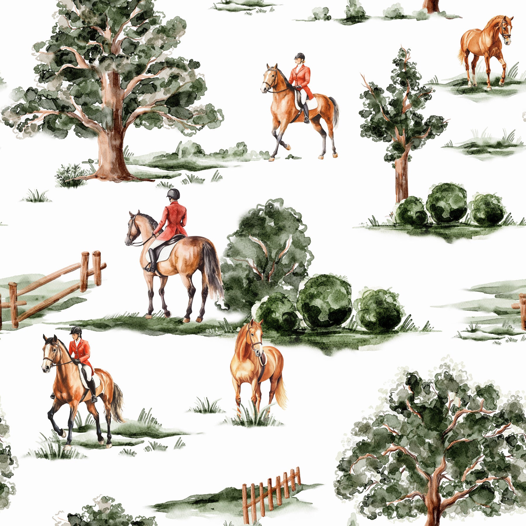 Riding in the Country Wallpaper⁠