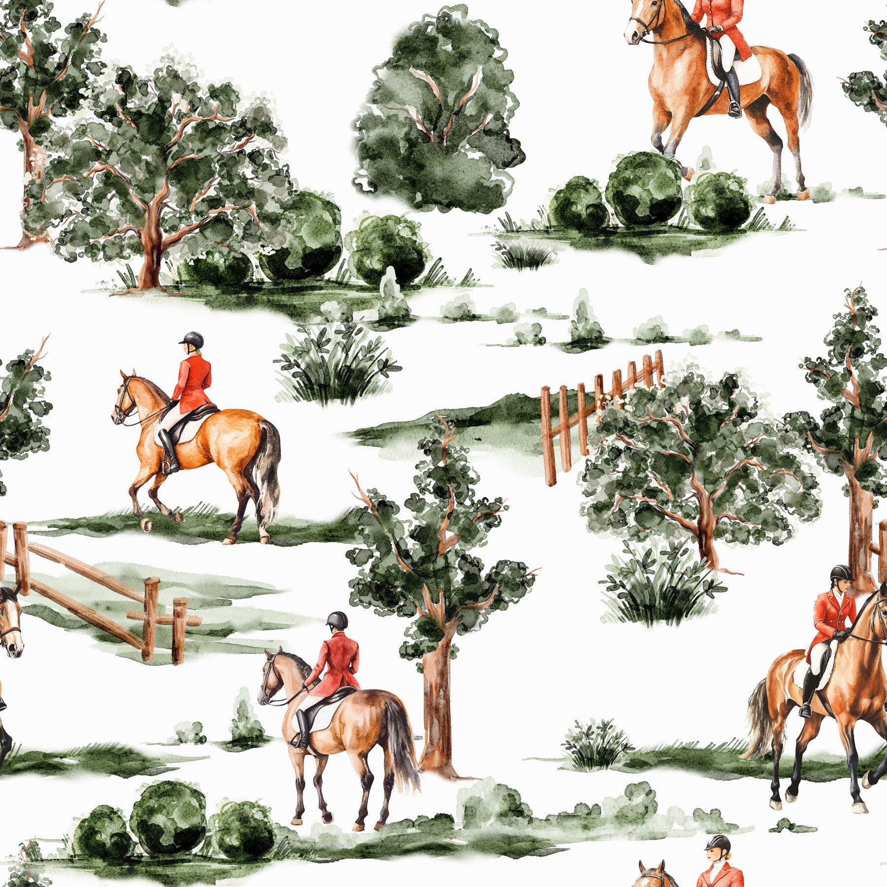 Equestrian Dreamscape Wallpaper⁠