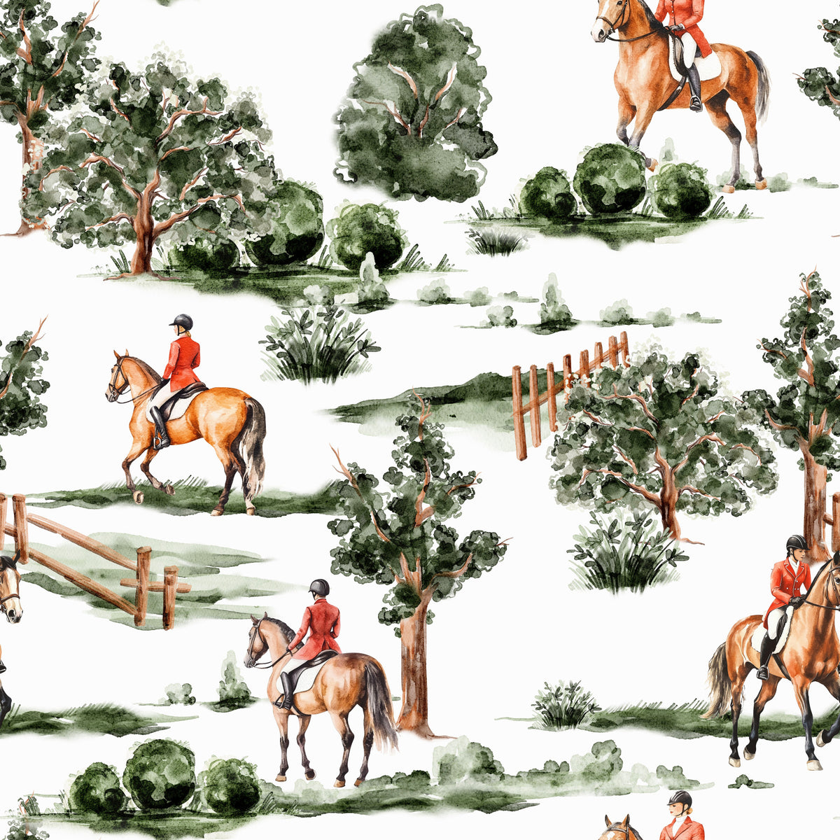 Equestrian Dreamscape Wallpaper⁠ in your room — zoomed