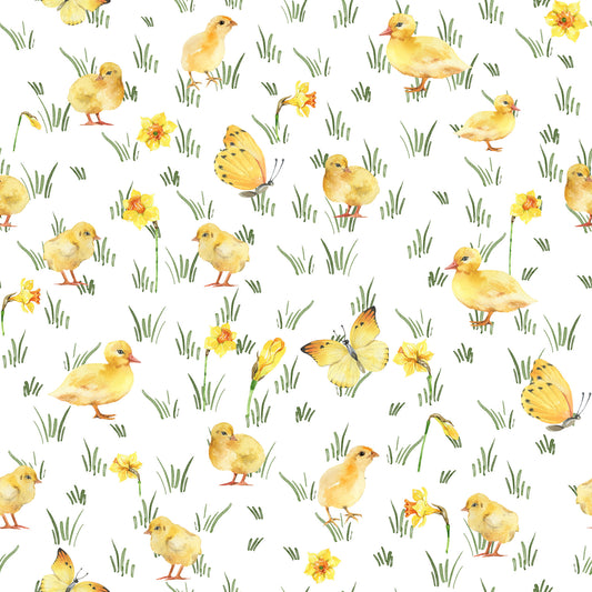 Watercolor Chicks Wallpaper⁠