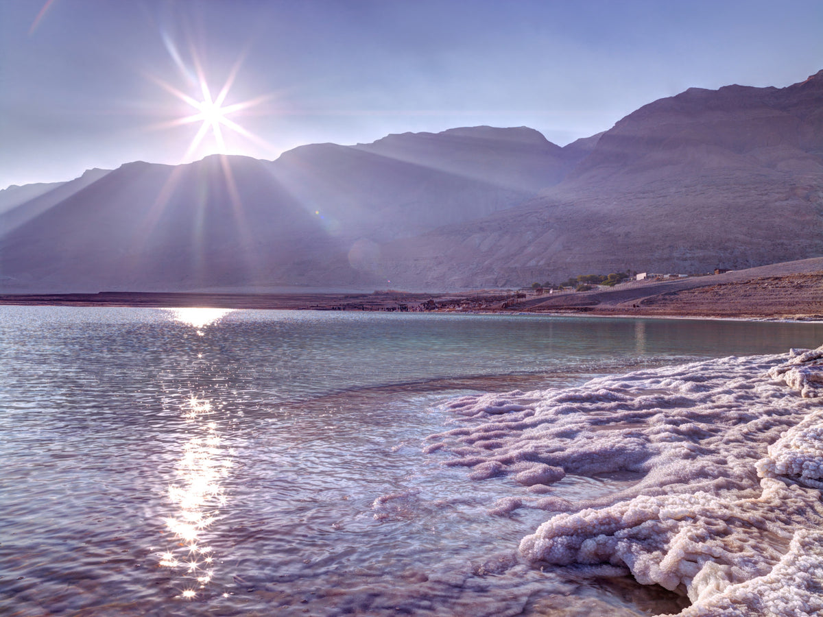 Dead Sea Sunset Wall Mural in your room