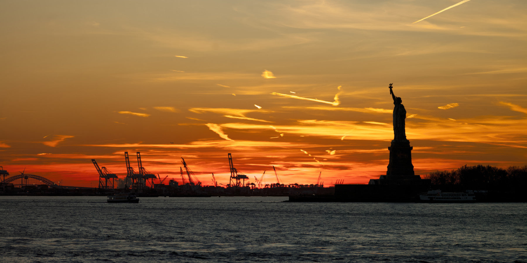 Liberty Sunset Wall Mural
