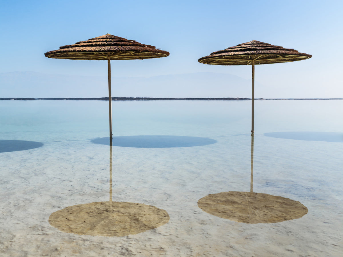 Beach Parasols Wall Mural in your room