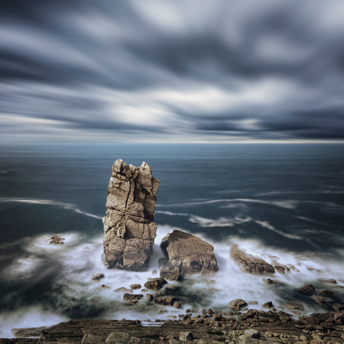 Ocean's Edge Wall Mural in your room — zoomed