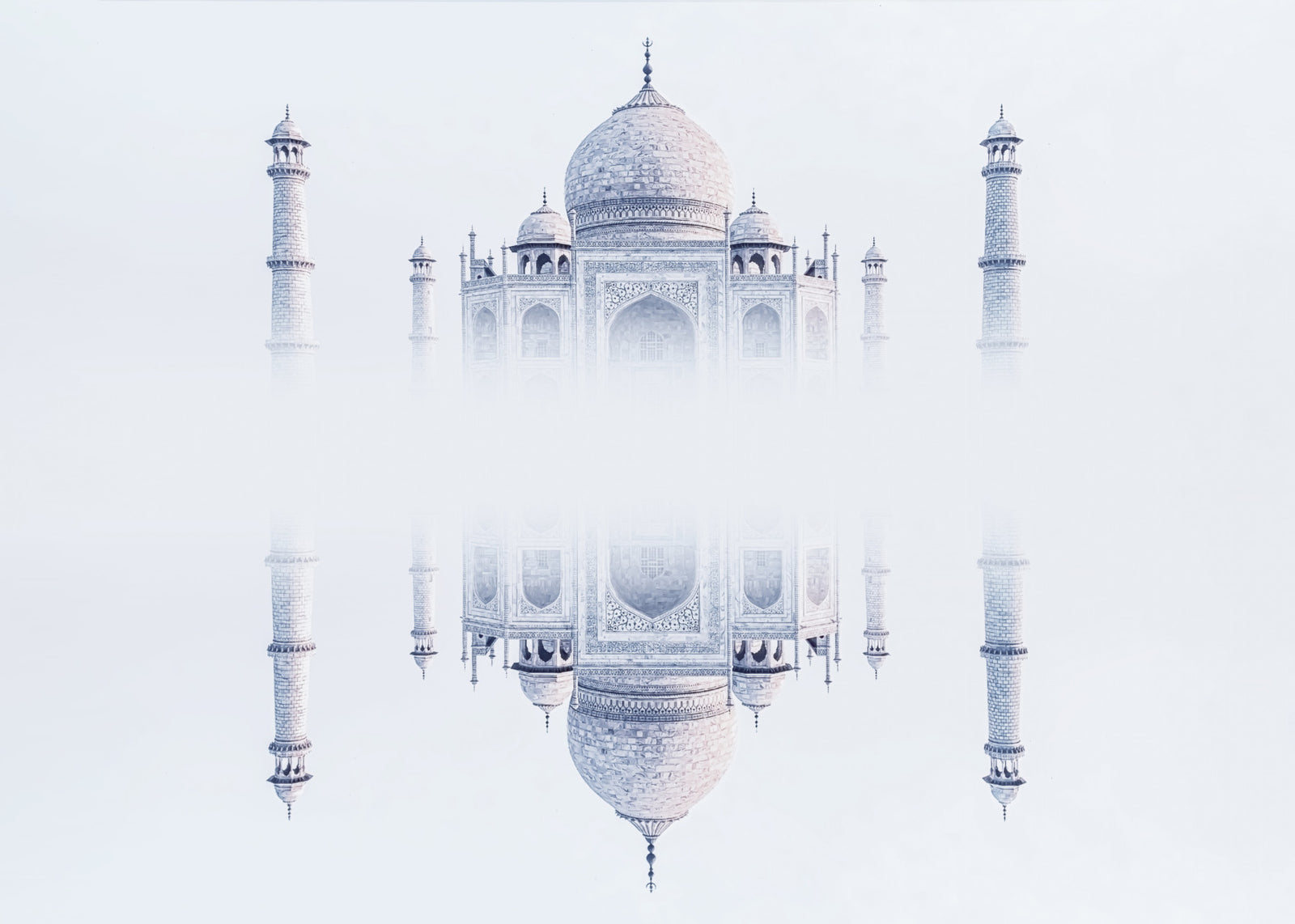 Taj Mahal Mirage Wall Mural