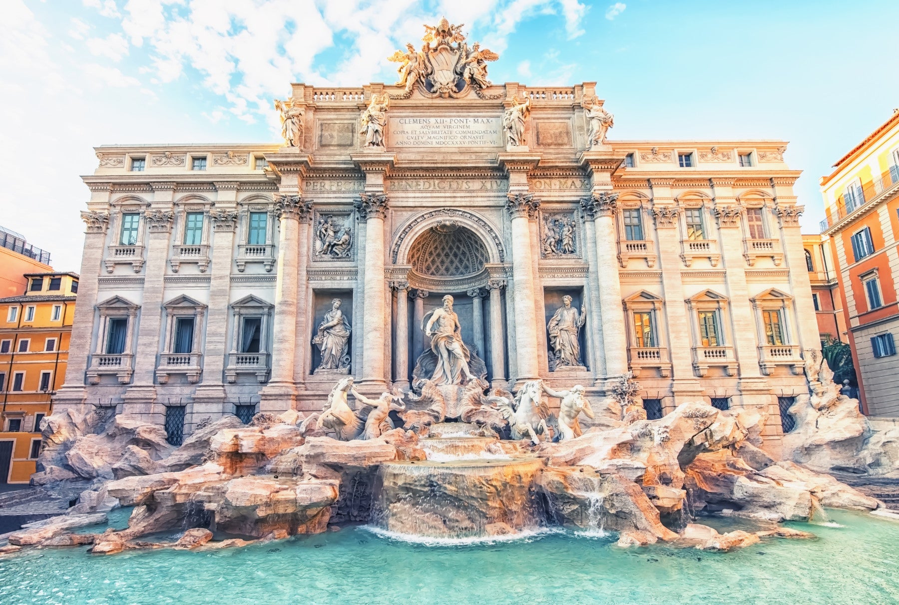 Trevi's Turquoise Dream Wall Mural