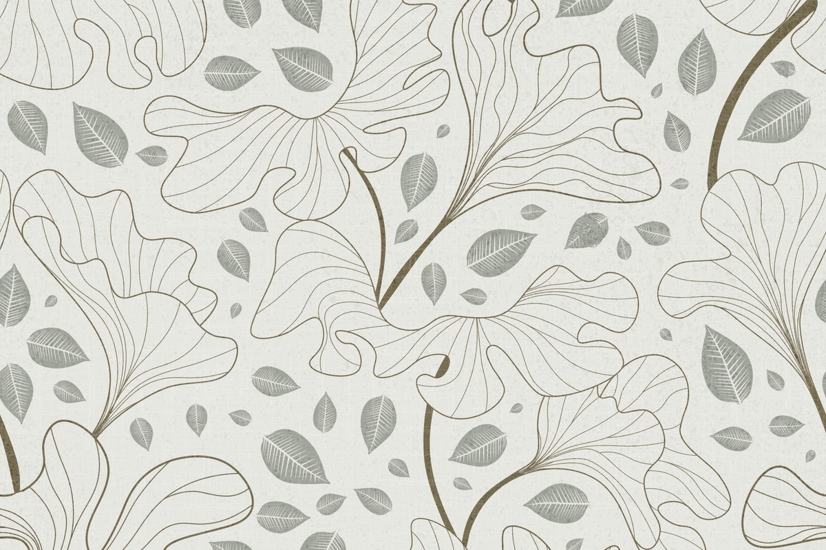 Timeless Ginkgo Garden Wall Mural in your room
