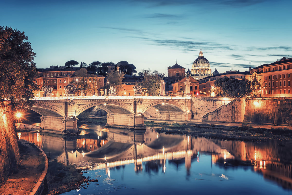 Rome Reflections Wall Mural in your room — zoomed