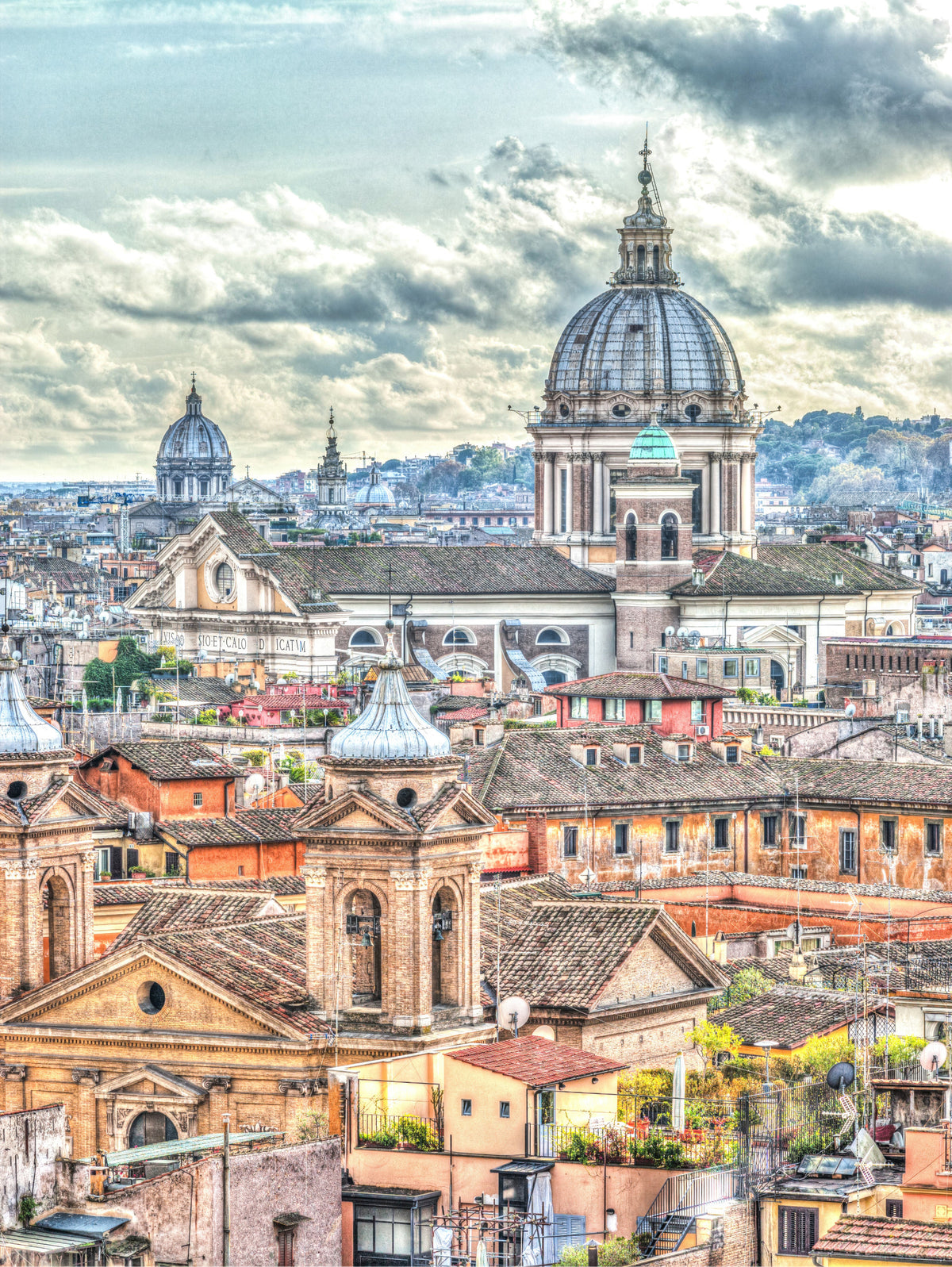 Eternal City View Wall Mural in your room