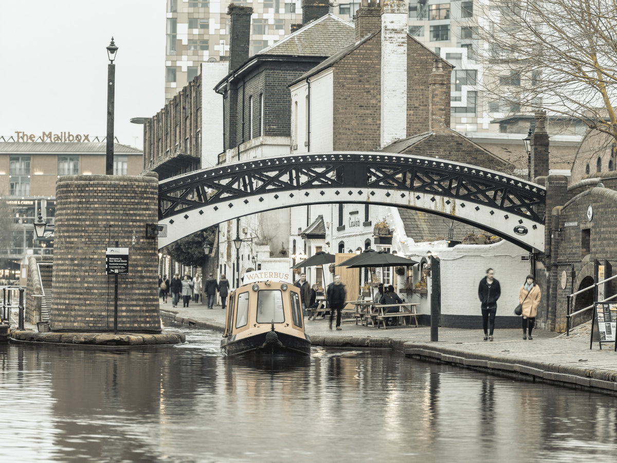 Gas Street Basin View Wall Mural in your room — zoomed
