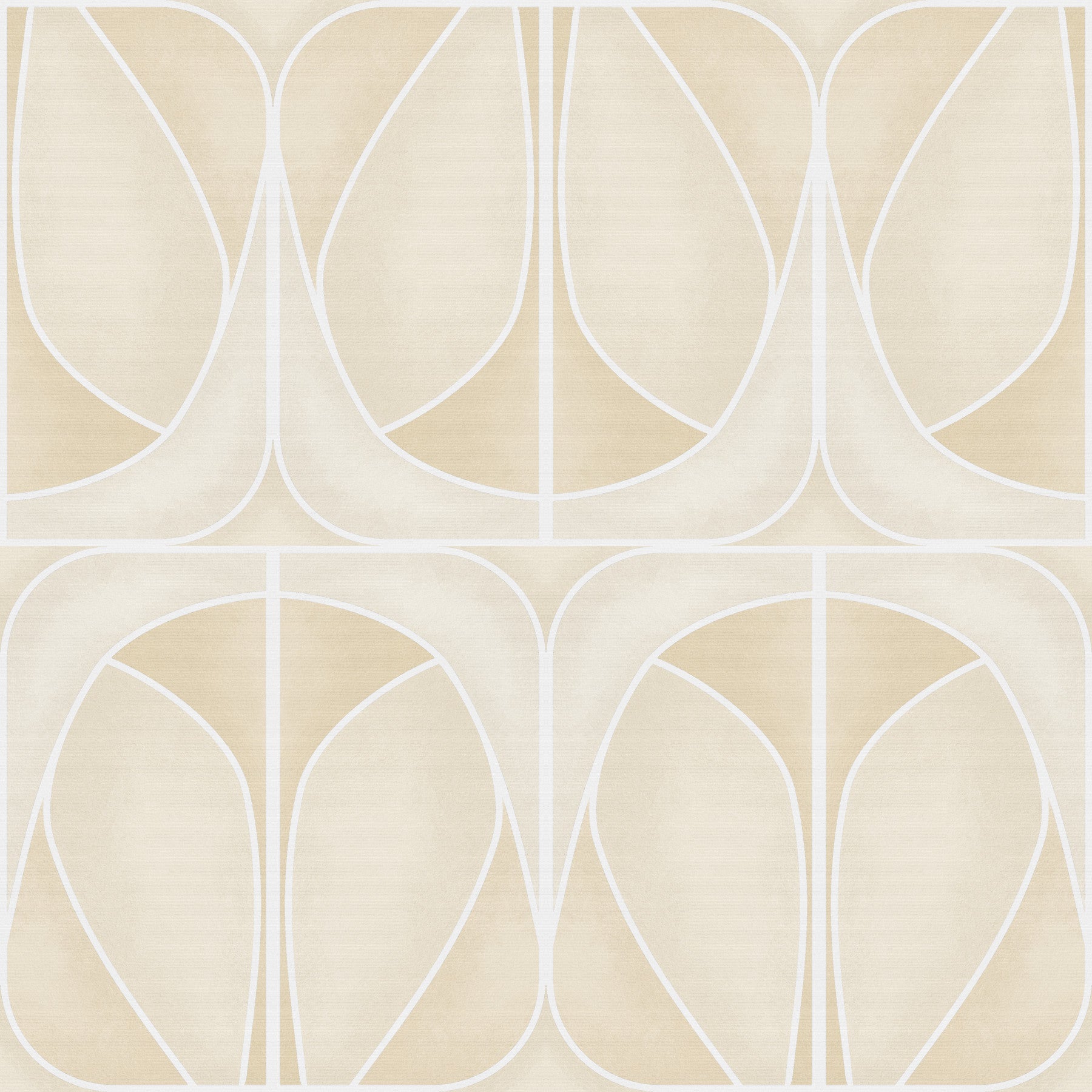 Softy Dèco Geometries -  Sand Charm Wallpaper⁠