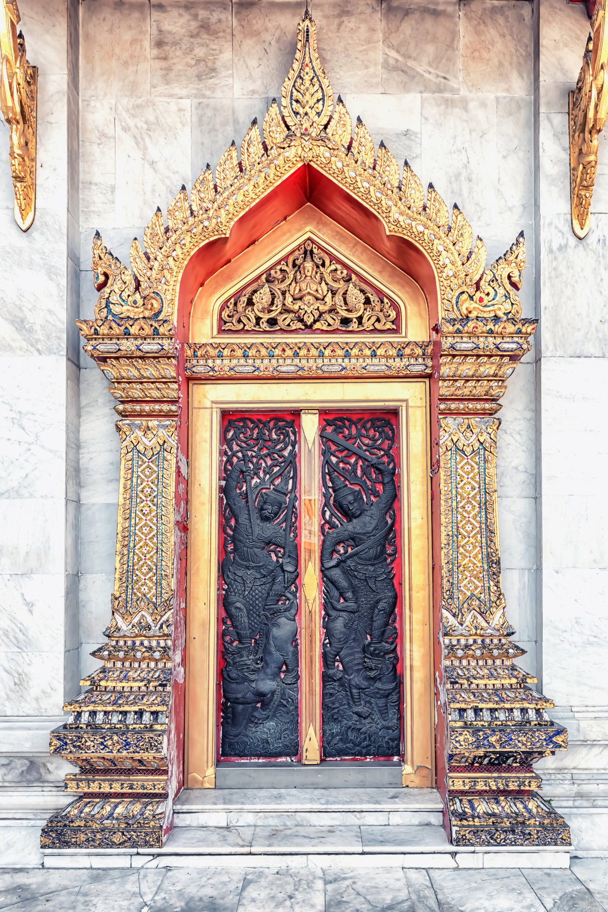 Temple Gate's Grandeur Wall Mural in your room — zoomed