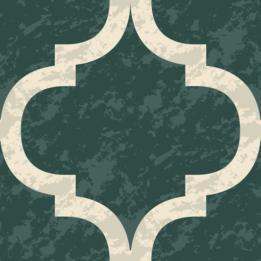 Moroccan Ogee - Ivy Green Wallpaper⁠
