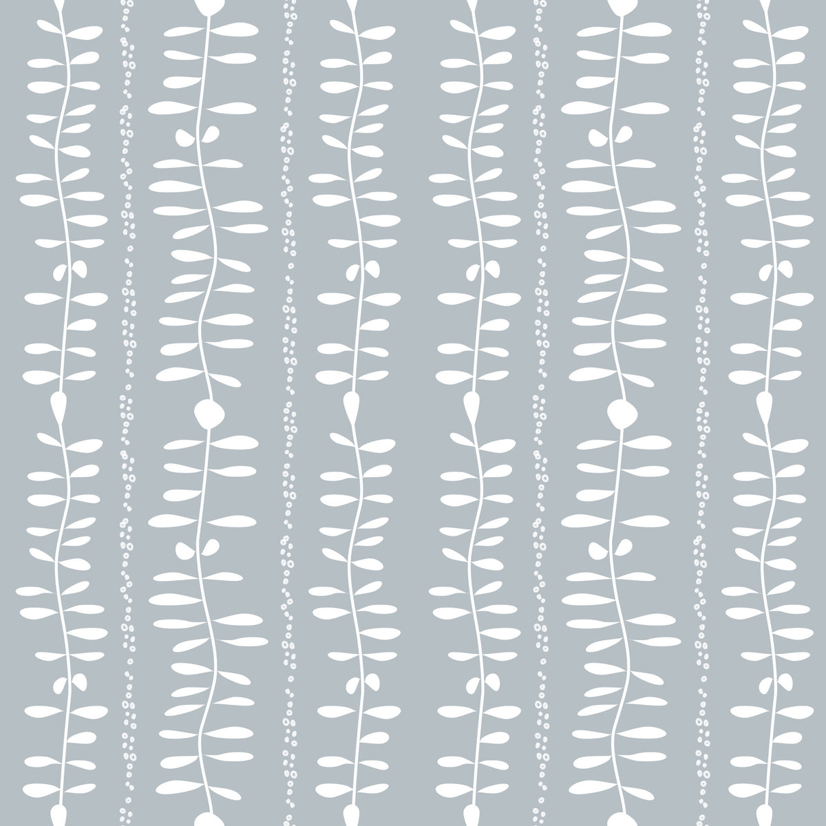 Leaves Cascade Gray Wallpaper⁠ in your room