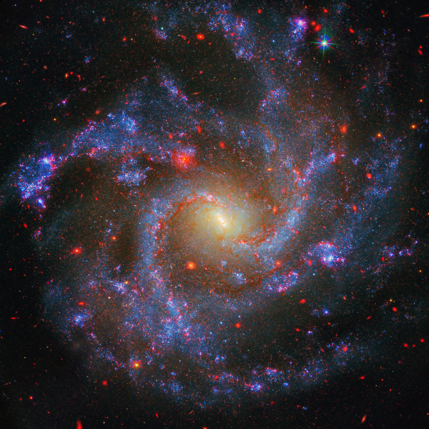 NGC 5468 Galaxy Wall Mural