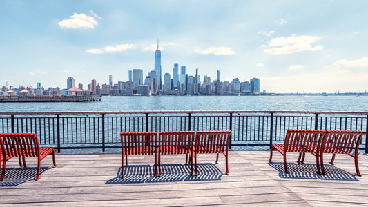 City Skyline View Wall Mural
