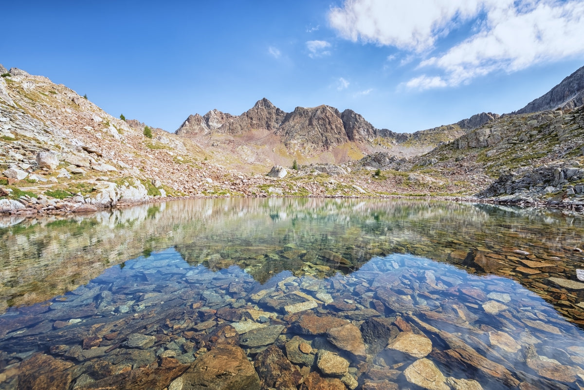 Mountain Lake Serenity Wall Mural in your room