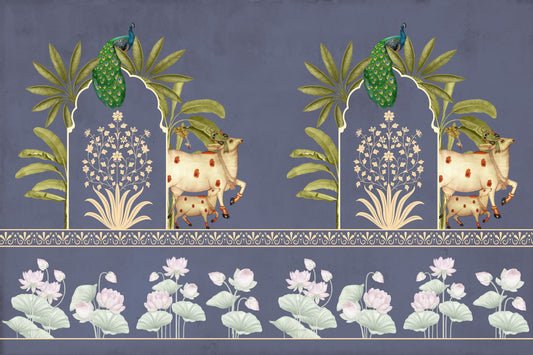 The Neelambar Arch Wall Mural