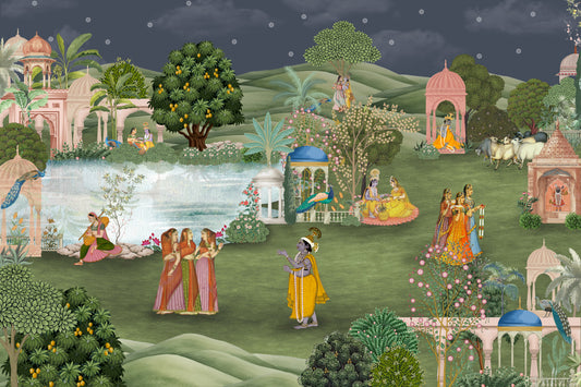 Vrindavan Vihar Wall Mural